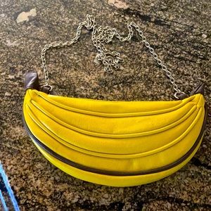 Aldo, Banana shaped purse with gold chain